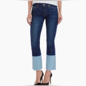 Derek Lam 10 Crosby Dip Dye Jane Flip Fop Jeans Size 27